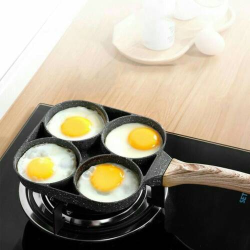 4 hole frying pan with maifan stoan coating